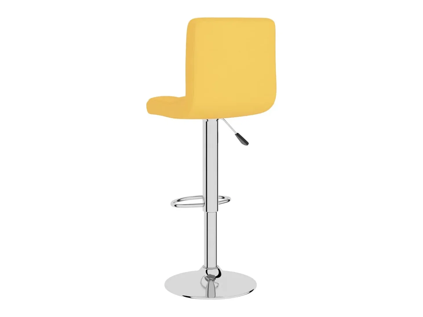 Taburetes de cocina 2 unidades tela amarillo mostaza