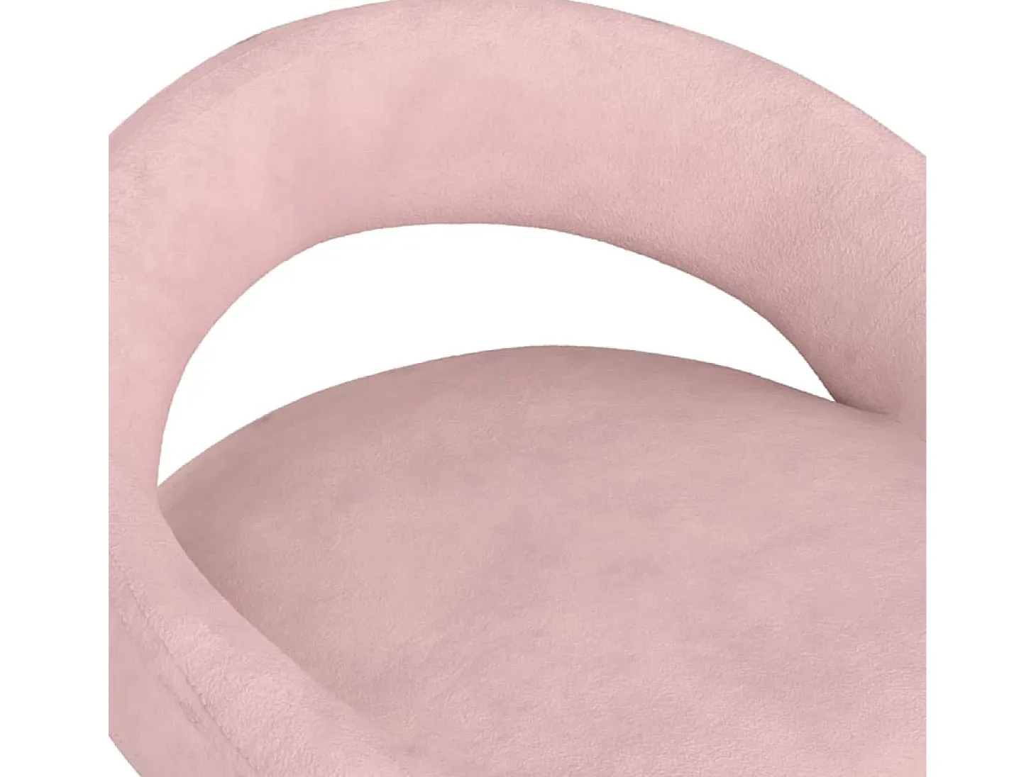 Taburetes de cocina 2 unidades terciopelo rosa