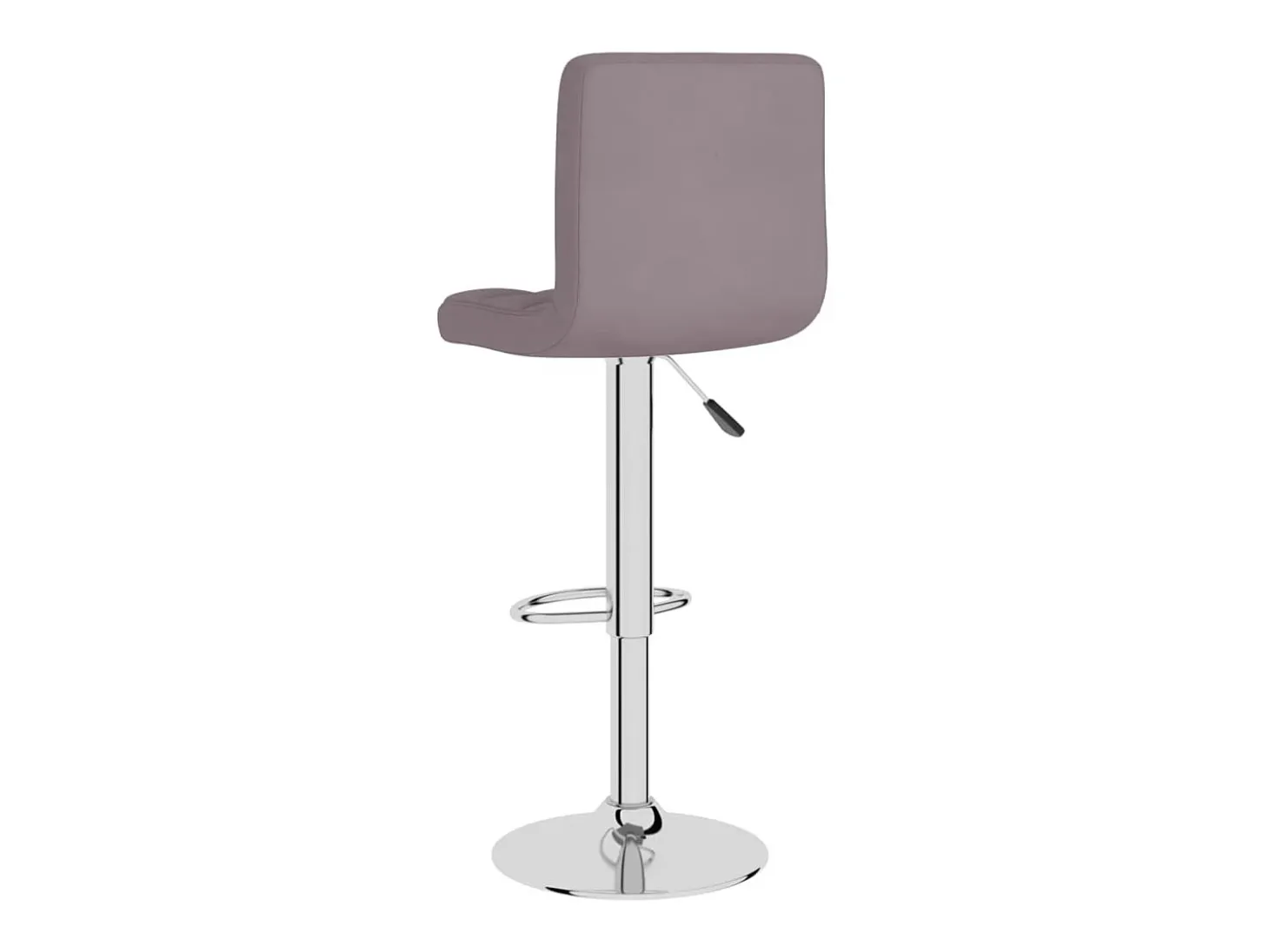 Taburetes de cocina 2 unidades tela gris taupe