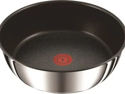 TEFAL Sartén 24 cm, acero inoxidable, antiadherente, el mango se vende por separado
