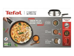 TEFAL Sartén 24 cm, acero inoxidable, antiadherente, el mango se vende por separado