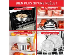 TEFAL Sartén 28 cm, revestimiento antiadherente, mango se vende por separado