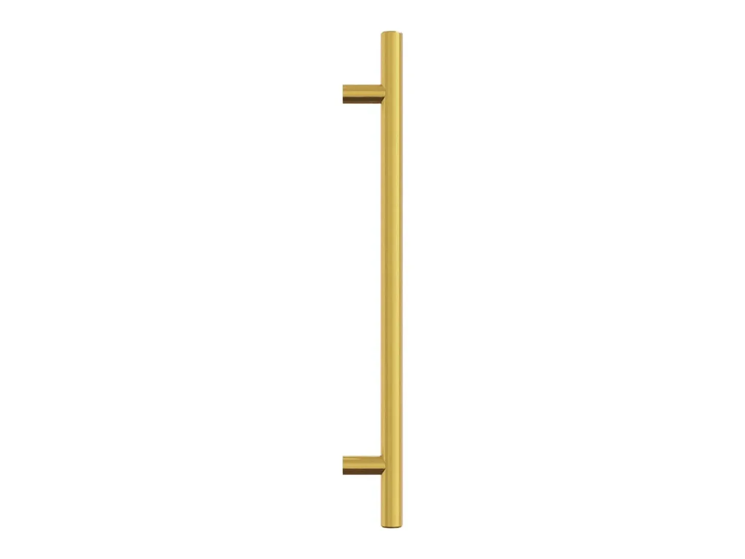 Tiradores para armarios 20 uds acero inoxidable dorado 192 mm