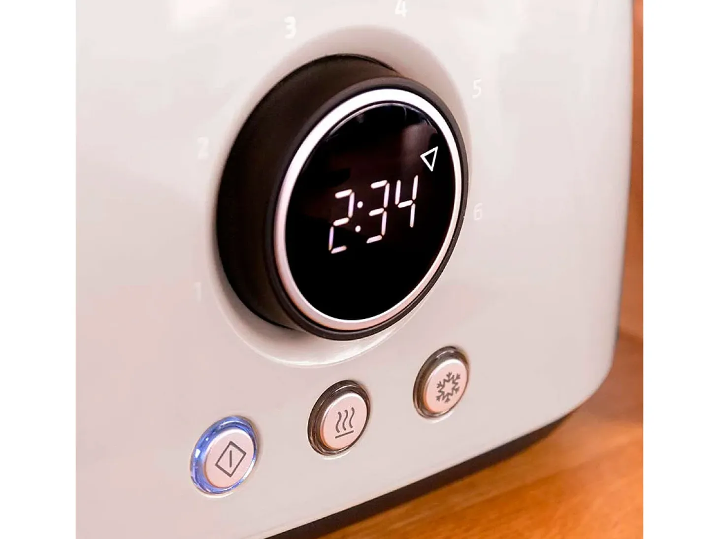 Tostador Cecotec ClassicToast 8000 Double 800W 2 ranuras pantalla digital beige