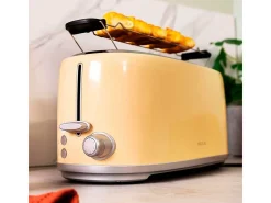 Tostador Cecotec Toast&Taste 1600 Retro Double 980W diseño retro beige