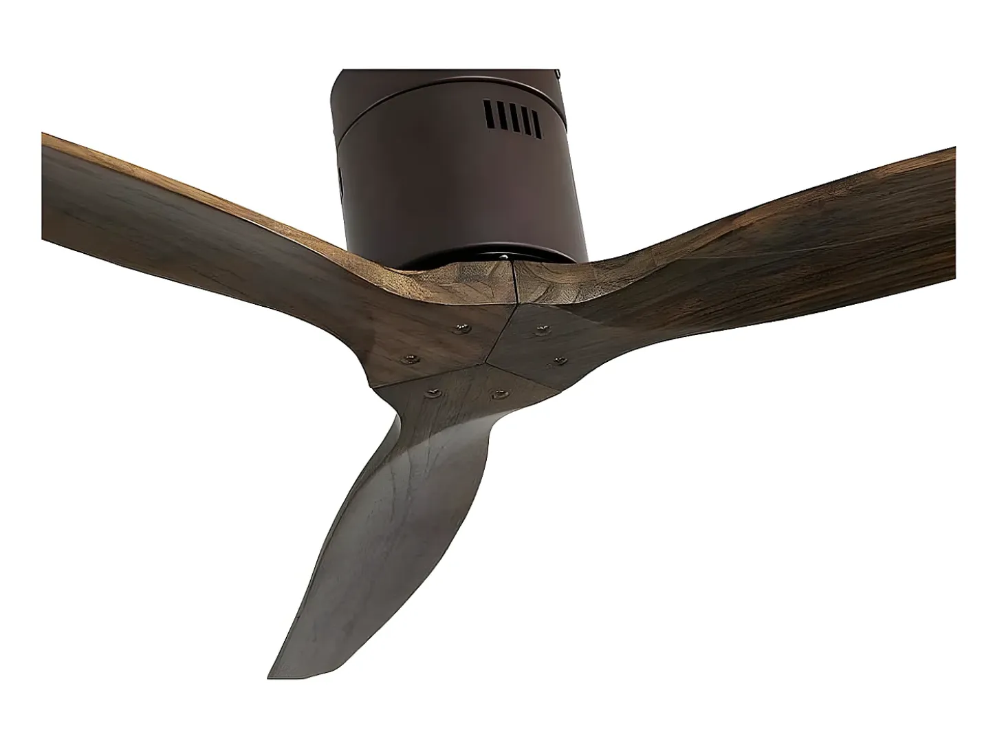 Ventilador Dc Aguilon Marron Sin Luz Control Remoto Y Temporizador