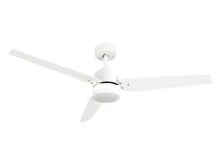 Ventilador Dc Captus Blanco Led Temperatura Regulable Control Remoto