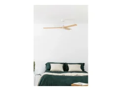 Ventilador Dc Heywood L Blanco Mate Temporizador Control Remoto Faro