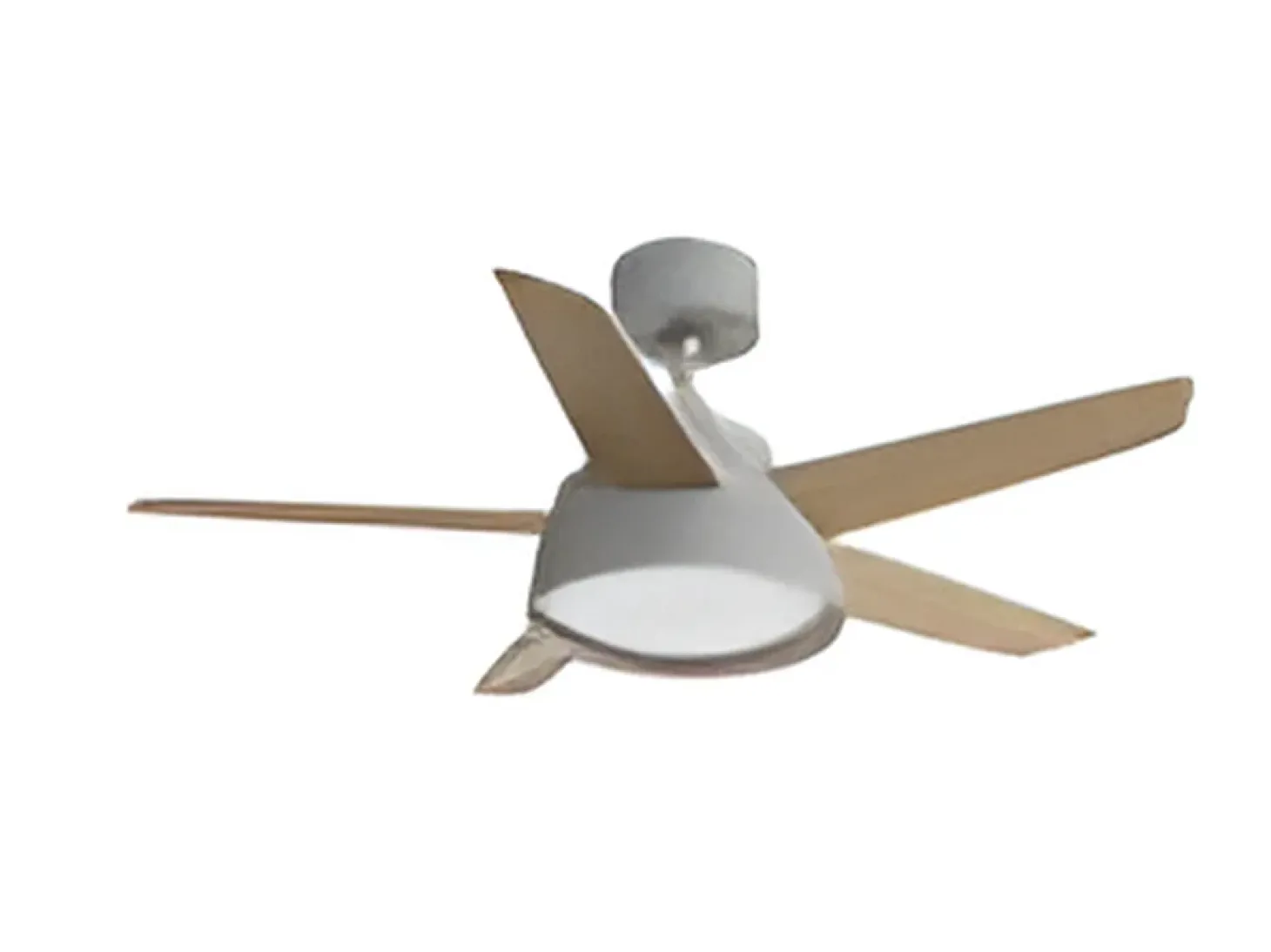 Ventilador Dc Lebeche Gris Led 3 Temperaturas Control Remoto