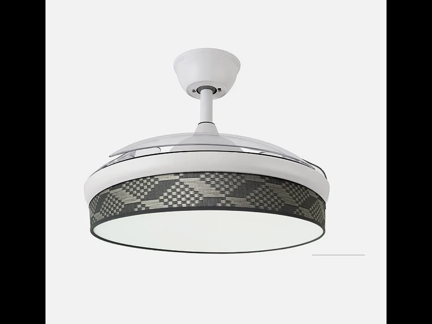 Ventilador Dc Moda Blanco Gris Mando Distancia Funcion Inversa