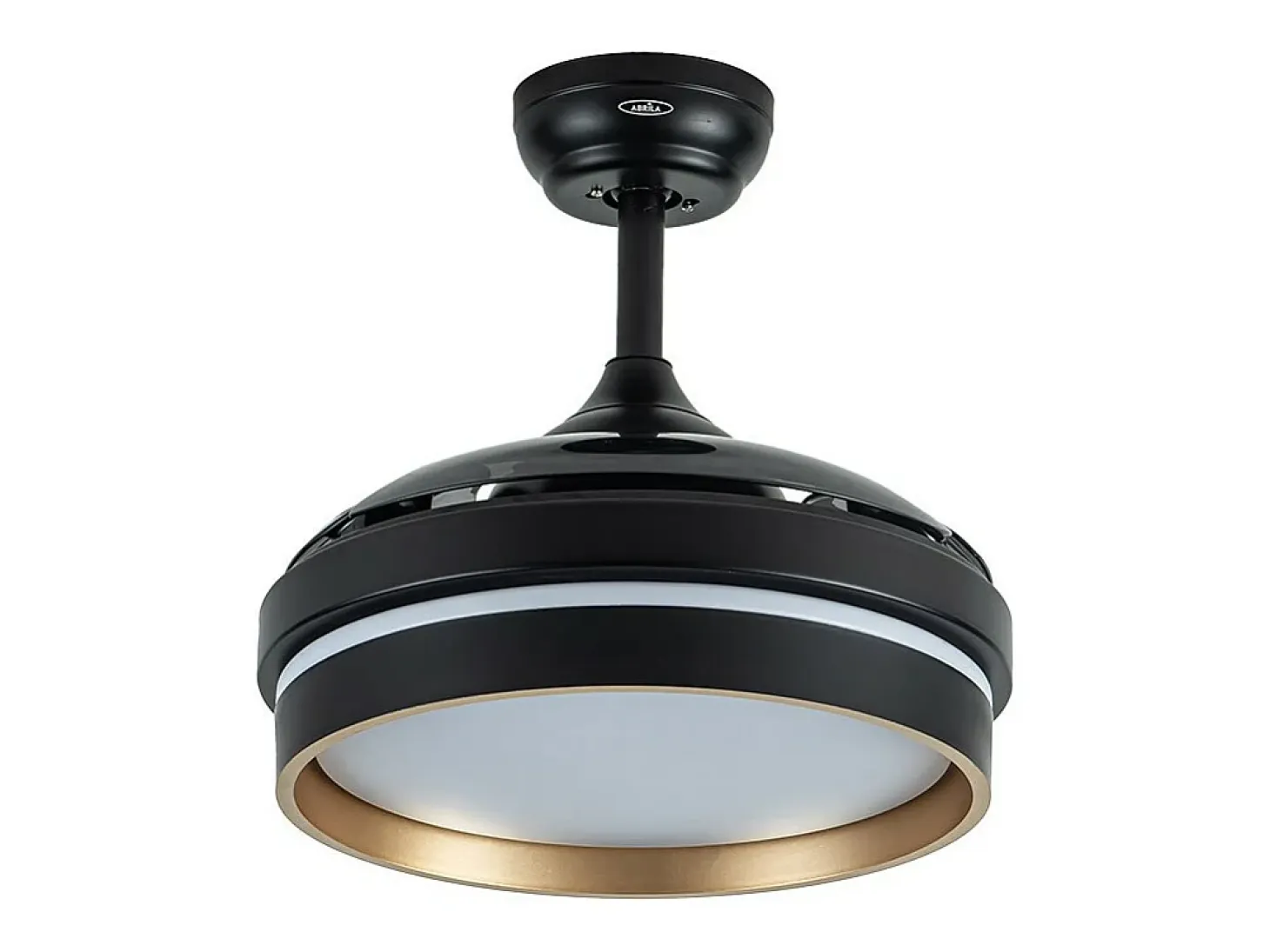 Ventilador Dc Nalon S Negro Oro Cct Regulable Control Remoto Led