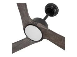 Ventilador Dc Orinoco Negro Led Dimable Control Remoto