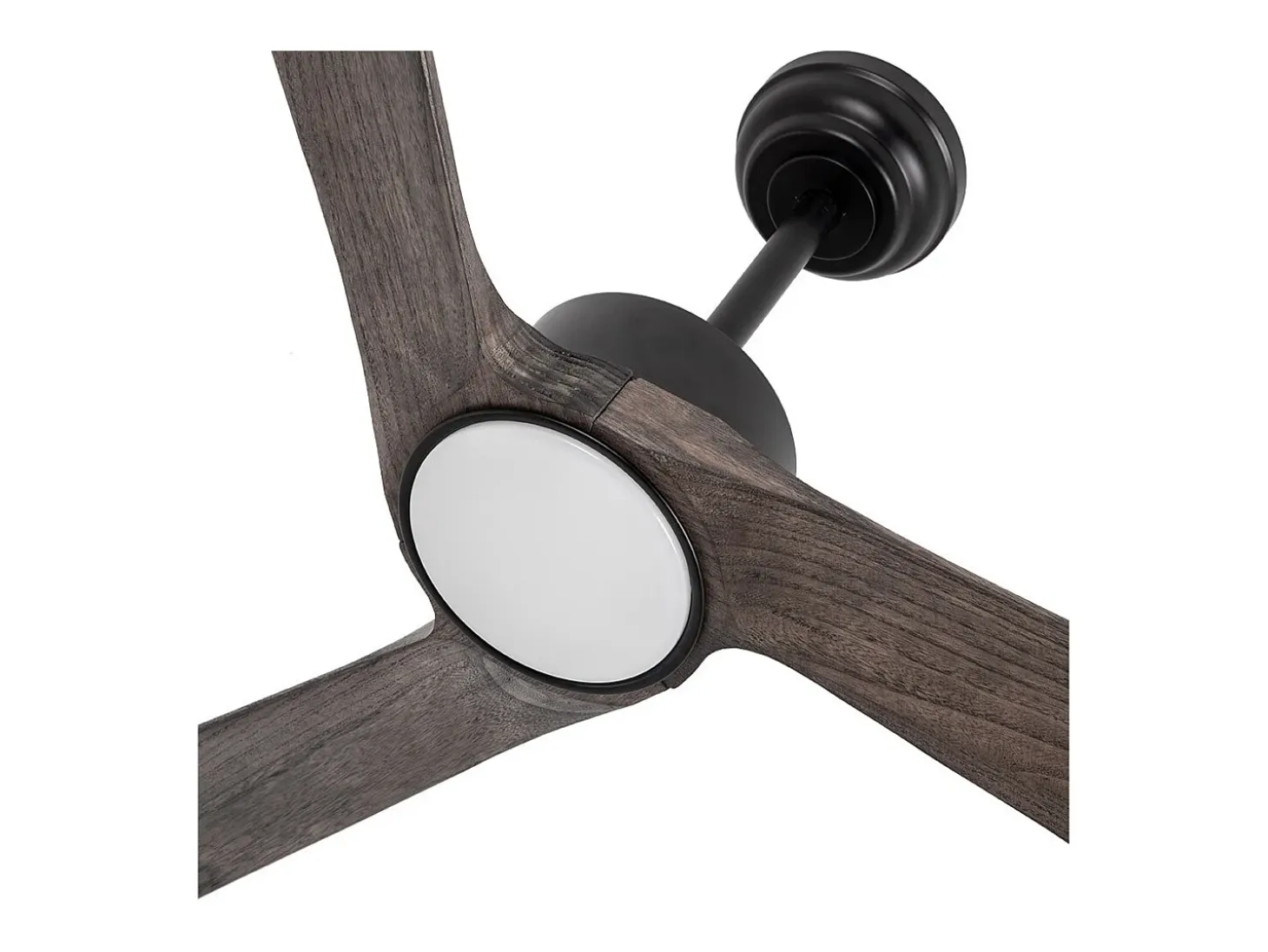 Ventilador Dc Orinoco Negro Led Dimable Control Remoto