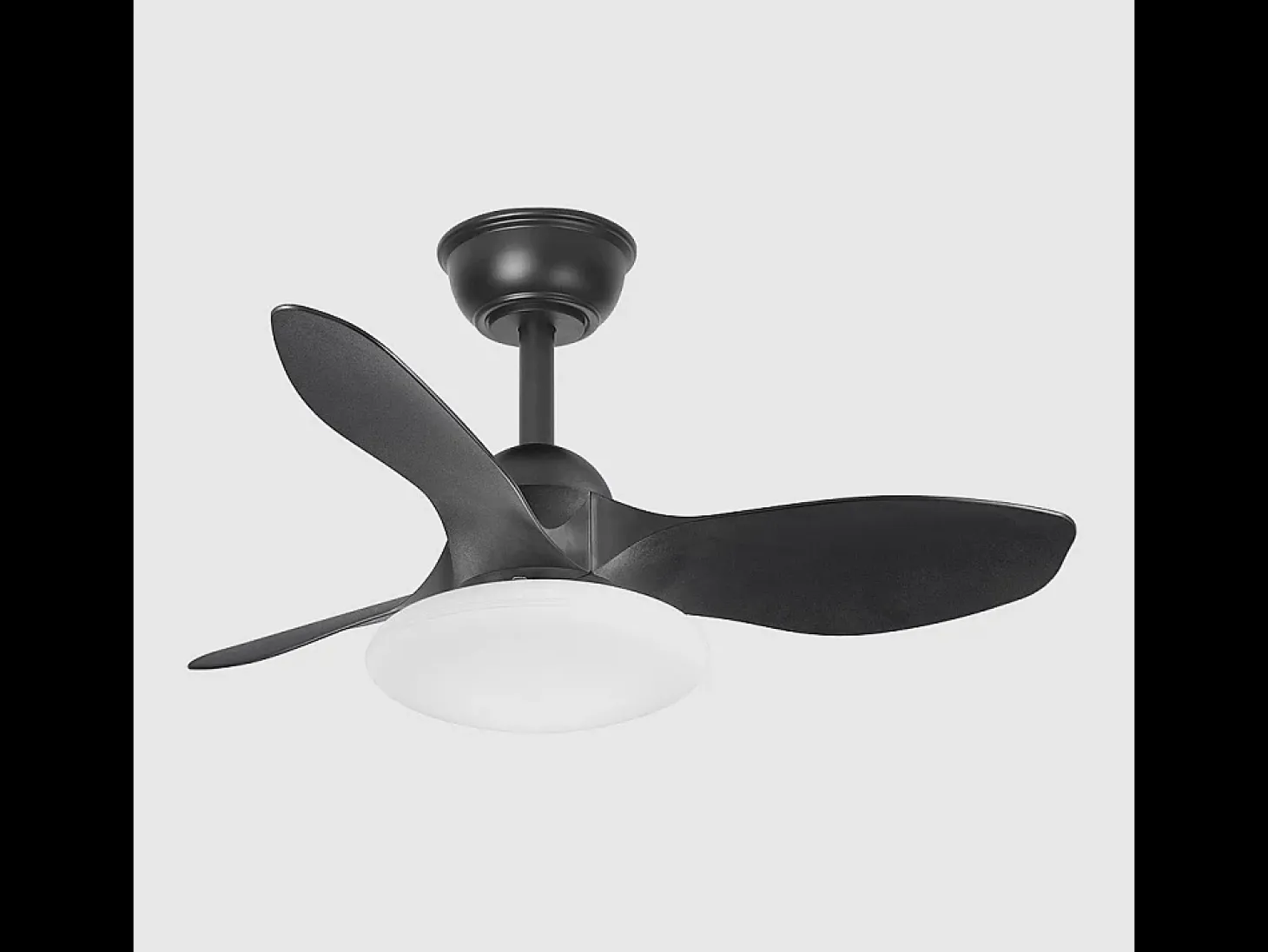 Ventilador Dc Paramo Negro Led Cct Con Temporizador