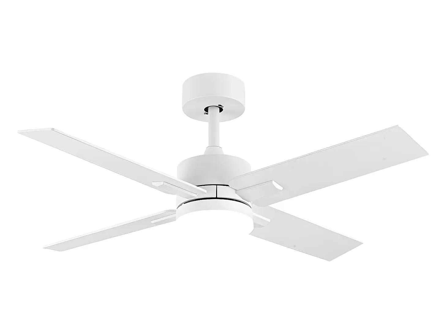 Ventilador Dc Talco Blanco 4 Aspas Led 3 Temperaturas