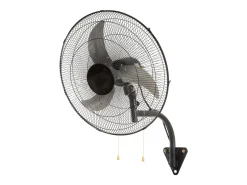 Ventilador de Pared Oscilante SucceBuy, 48cm, 4650 CFM, Negro, para Refrigerar Almacenes, Invernaderos, Talleres, Patios y Sótanos