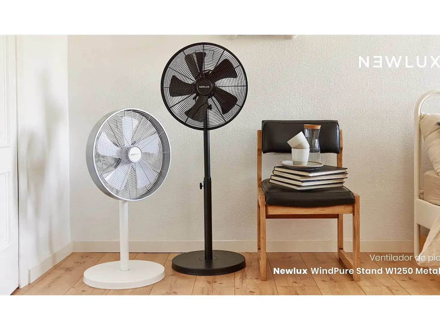 Ventilador de Pie Smart 5 W1250 Blanco - Newlux