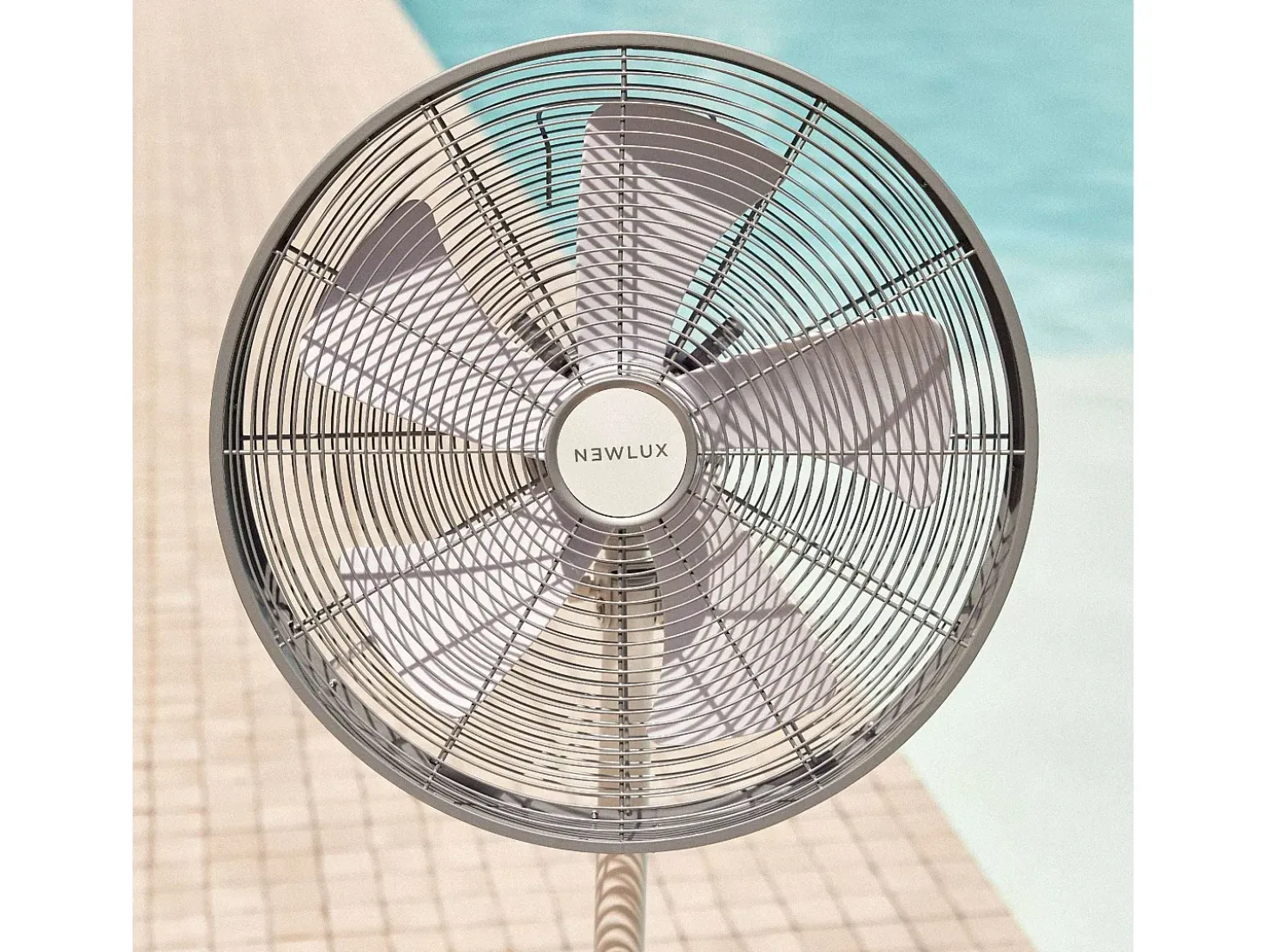 Ventilador de Pie Smart 5 W1250 Blanco - Newlux