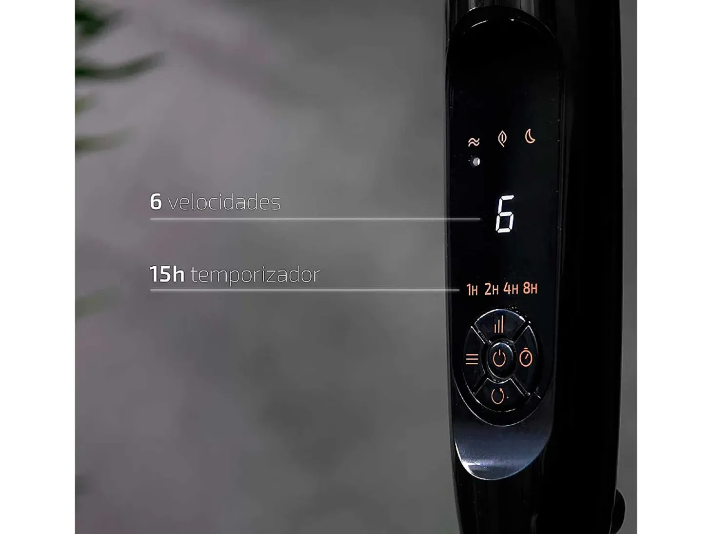 Ventilador de pie Cecotec EnergySilence 1020 ExtremeConnected 60W 10 aspas negro