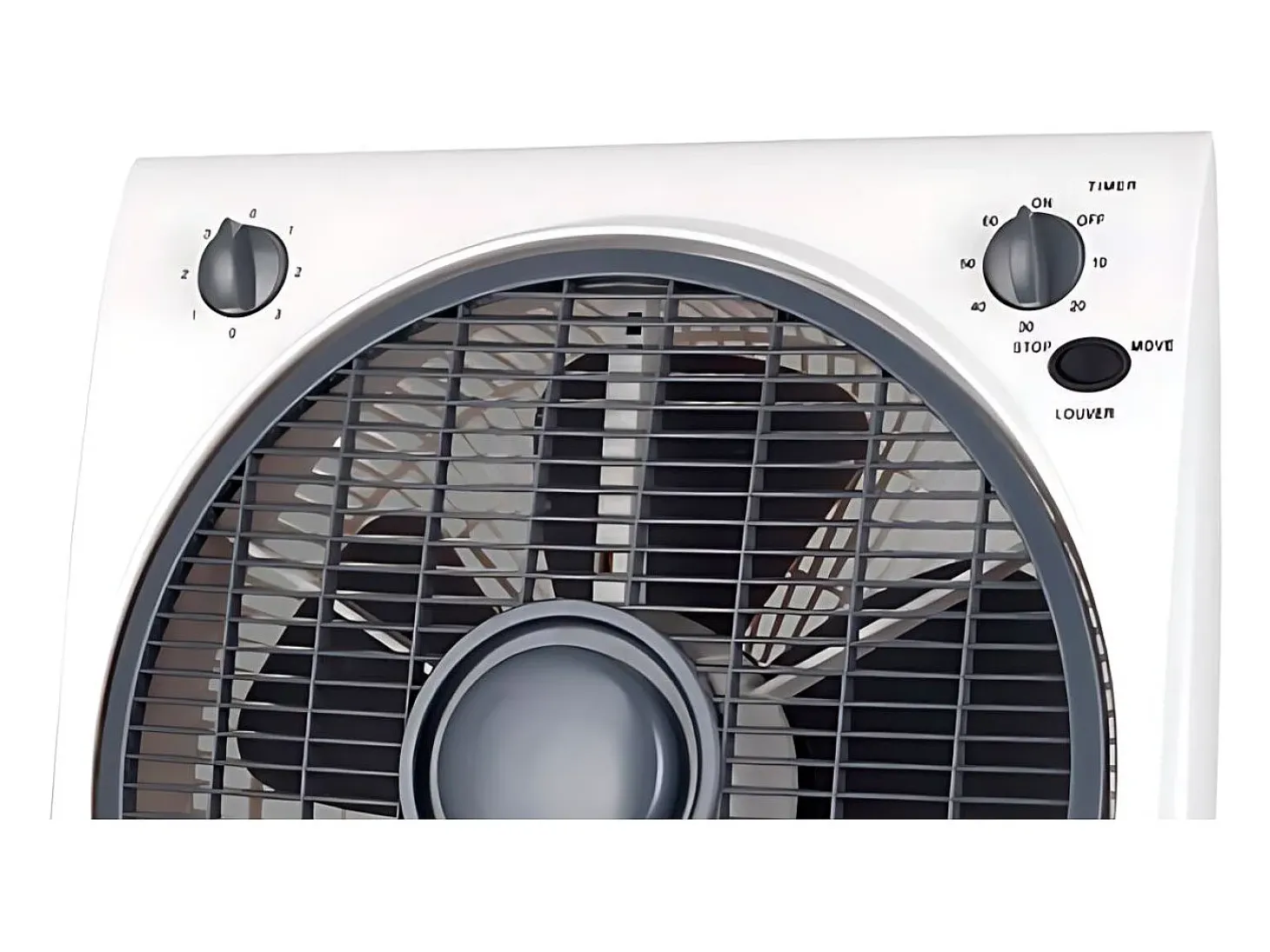 Ventilador de suelo BF4 45W 4 aspas 3 potencias blanco Ø30 cm