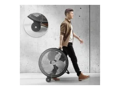 Ventilador de suelo industrial Cecotec ProIndustry 2000 120W 3 velocidades 3 aspas negro Ø50 cm