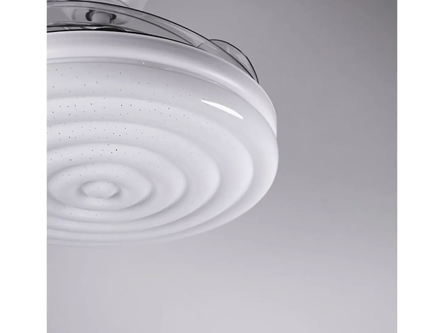 Ventilador de techo Arcos Bel Air 72W 4 aspas retráctiles mando a distancia blanco Ø108 cm