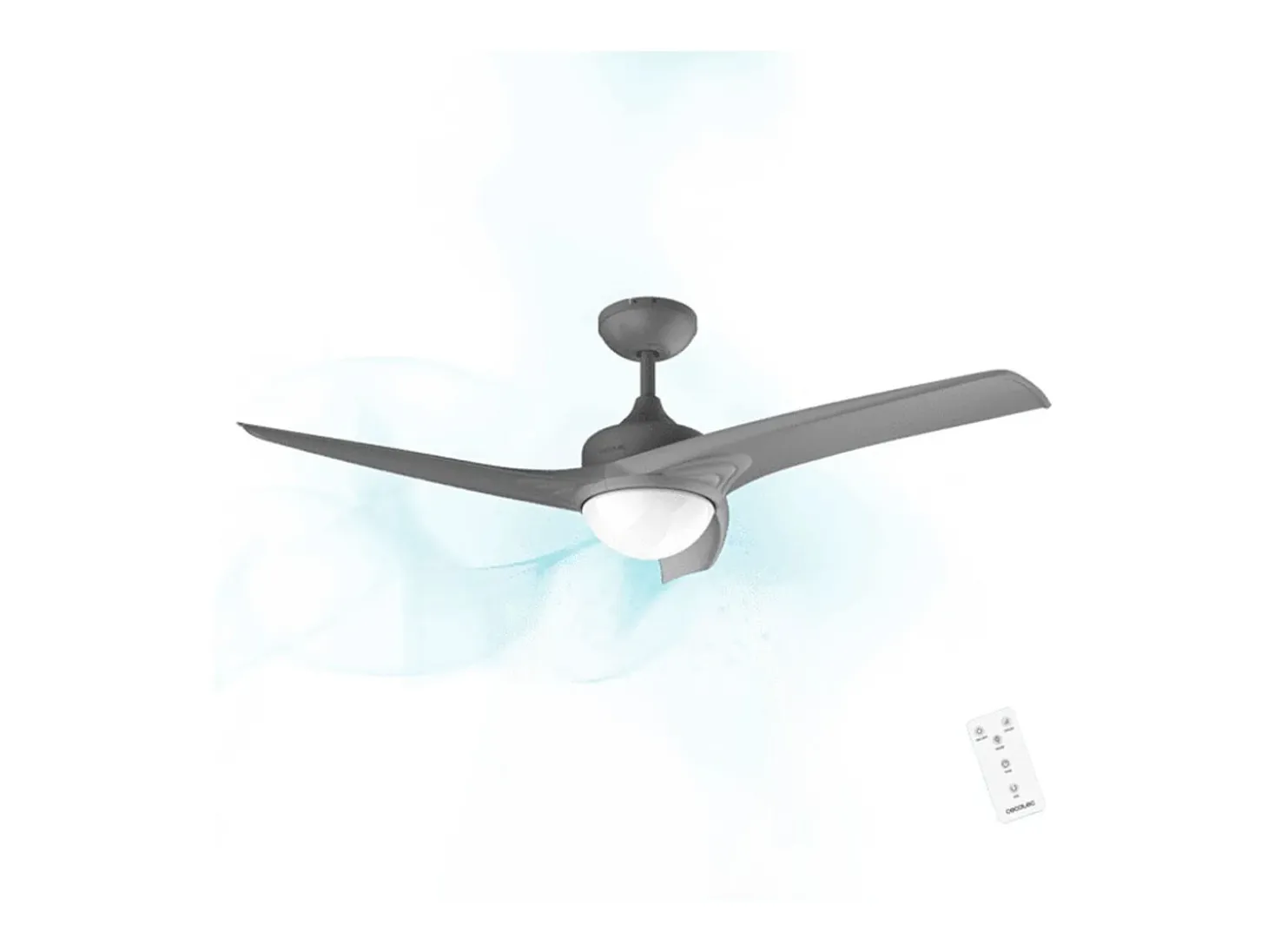 Ventilador de techo Cecotec EnergySilence 560 60W 3 velocidades gris Ø132x43 cm