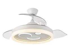 Ventilador de techo Dafne Bel Air 72W 4 aspas retráctiles blanco Ø108 cm