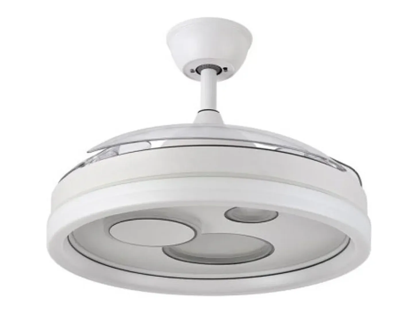 Ventilador de techo Dafne Bel Air 72W 4 aspas retráctiles blanco Ø108 cm