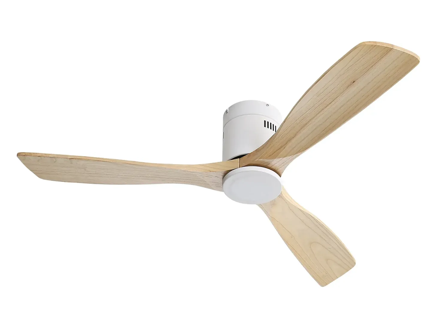Ventilador de techo de 52 pulgadas - Ventilador de techo de 3 aspas con control remoto - 6 velocidades - para sala de estar y dormitorio