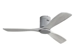 Ventilador de techo moderno plateado - Ventilador de techo de 52