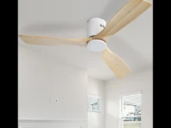 Ventilador de techo moderno de madera - Ventilador de techo de 52