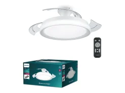 Ventilador de techo Philips Bliss 35W 3 aspas retráctiles mando a distancia blanco Ø106 cm
