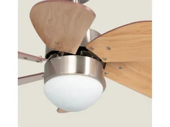 Ventilador de Techo Silencioso Orion Madera 81cm Motor DC Plateado Wifi: False