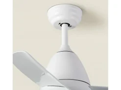 Ventilador de Techo Silencioso Industrial Blanco 91cm Motor DC Blanco CCT Con Luz Mando RF Wifi: False