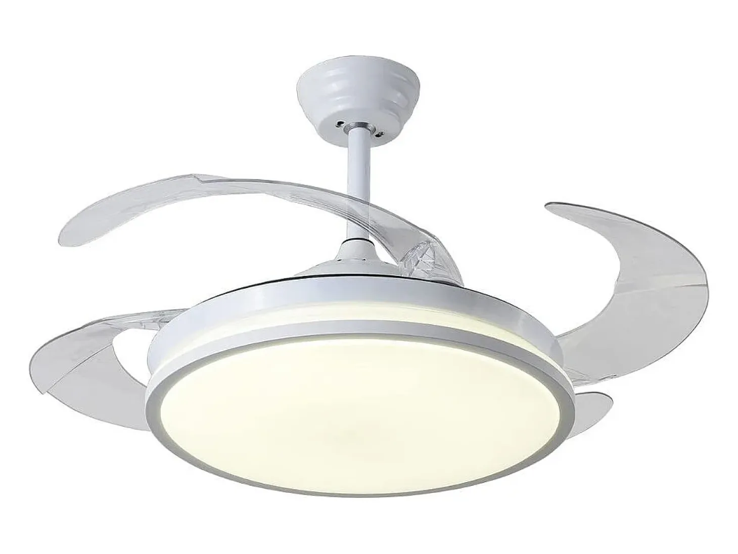 Ventilador de techo Toronto Bel Air 72W 4 aspas retráctiles mando a distancia blanco Ø108 cm