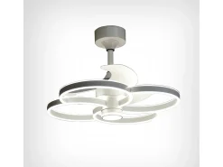 Ventilador de techo Trébol Bel Air DC LED 100+100W blanco Ø60x45 cm