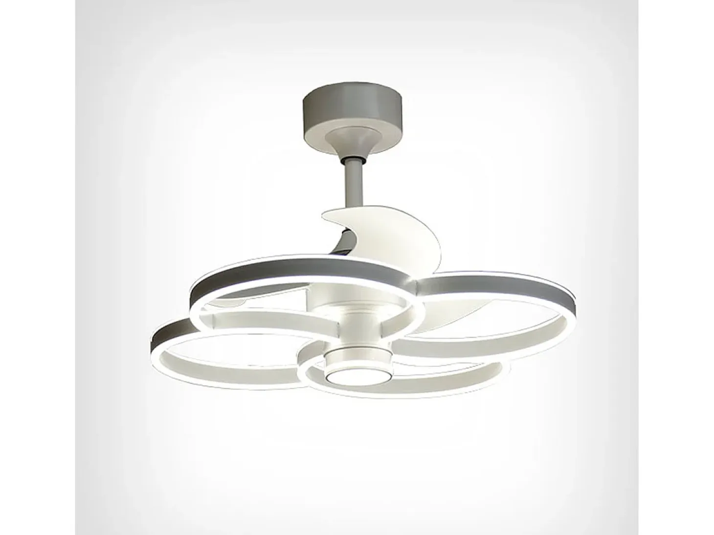 Ventilador de techo Trébol Bel Air DC LED 100+100W blanco Ø60x45 cm