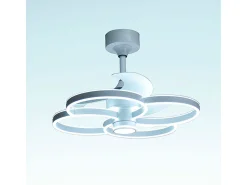 Ventilador de techo Trébol Bel Air DC LED 100+100W blanco Ø60x45 cm