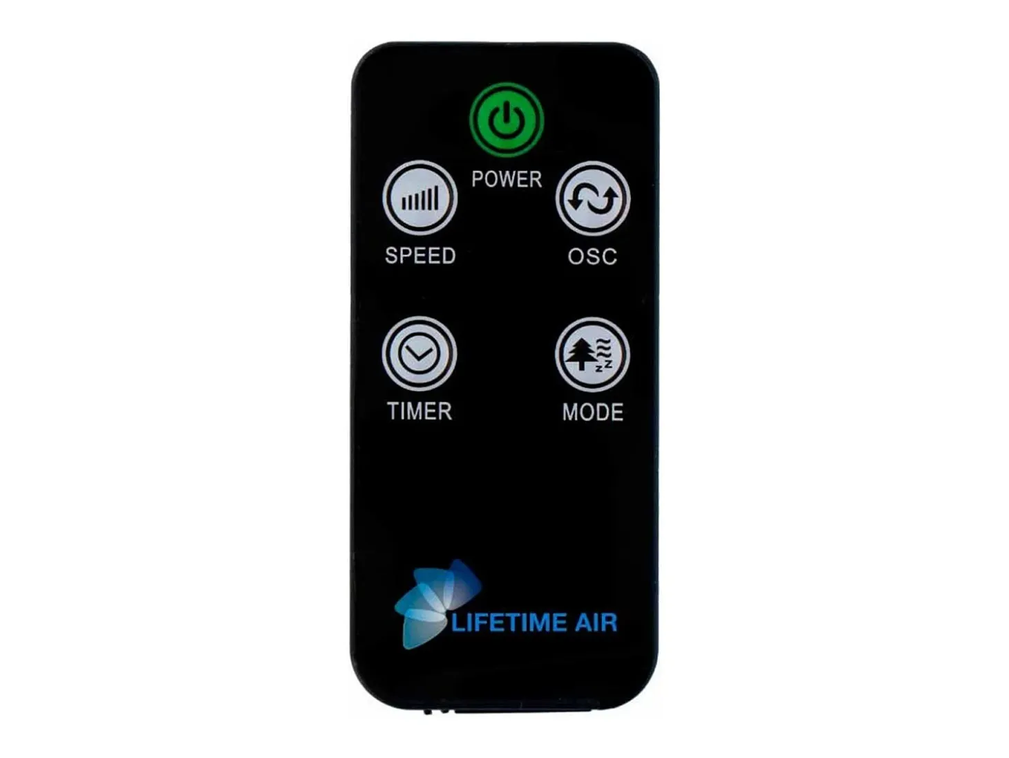 Ventilador de torre Lifetime Air 45W 3 velocidades oscilante con temporizador blanco Ø26,5x81 cm