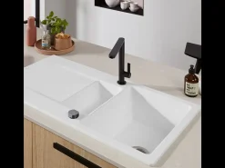 VILLEROY ET BOCH Grifo de cocina Finera antracita