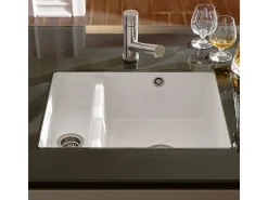 VILLEROY ET BOCH Grifo de cocina Como Acero macizo