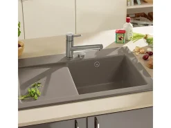 VILLEROY ET BOCH Grifo de cocina Como Acero macizo
