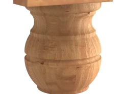 Vitrina ASKIM Marrón 133.5 x 40 x 79 cm Madera maciza de pino