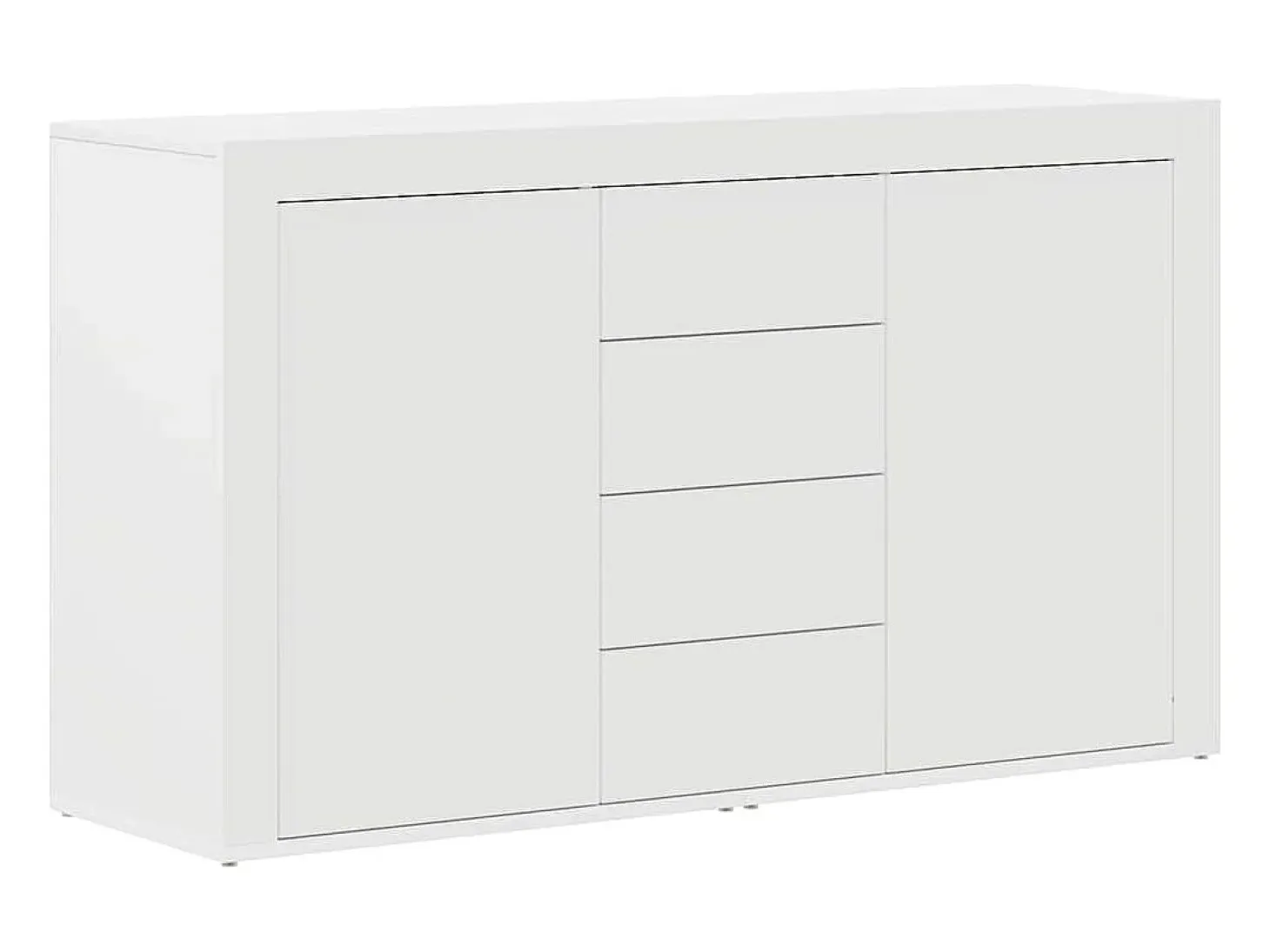 Vitrina con cajón 120 x 36 x 69 cm Madera contrachapada