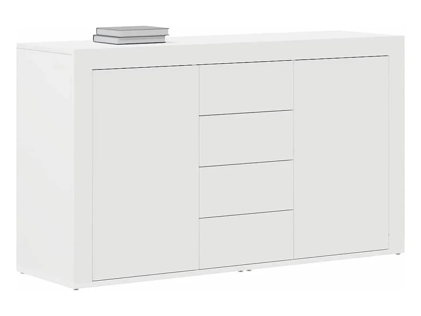 Vitrina con cajón 120 x 36 x 69 cm Madera contrachapada
