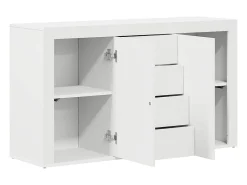 Vitrina con cajón 120 x 36 x 69 cm Madera contrachapada