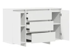 Vitrina con cajón 120 x 41 x 75 cm Madera contrachapada