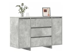 Vitrina Gris hormigón 120 x 41 x 75 cm Madera contrachapada