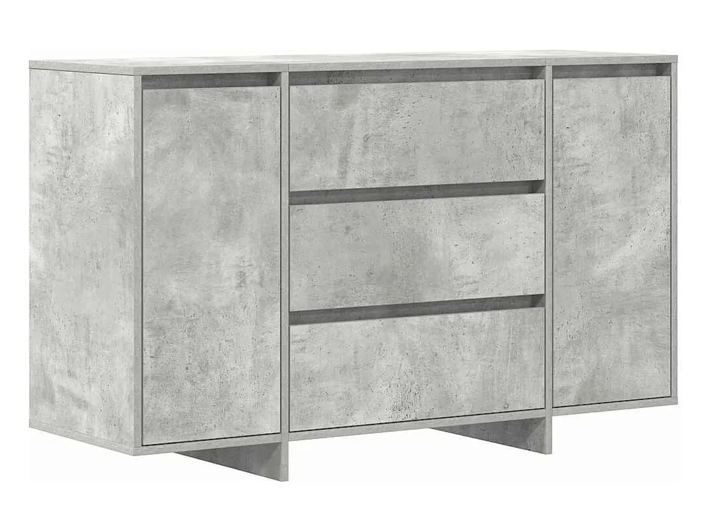 Vitrina Gris hormigón 120 x 41 x 75 cm Madera contrachapada